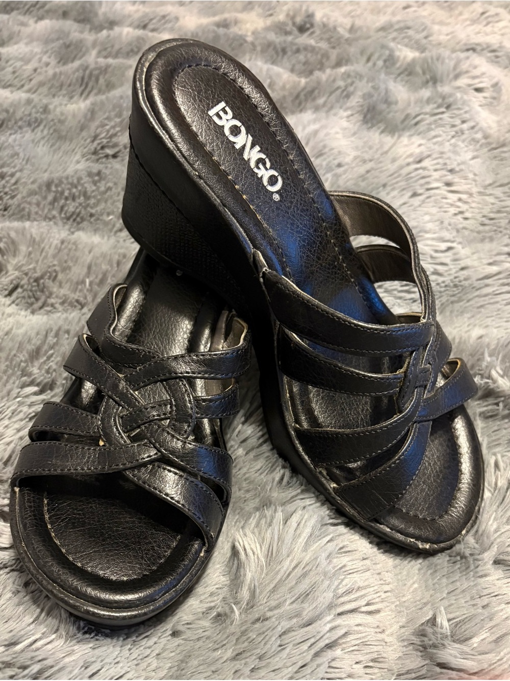 Y2K Bongo Wedge Sandals